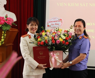 Lễ công bố và trao Quyết định điều động, bổ nhiệm chức vụ Phó Viện trưởng...